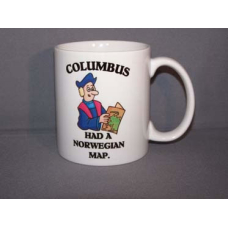 Coffee Mug -  Columbus had a Norwegian map 